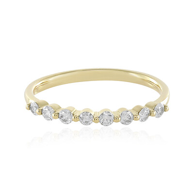 9K Flawless (F) Diamond Gold Ring (LUCENT DIAMONDS)
