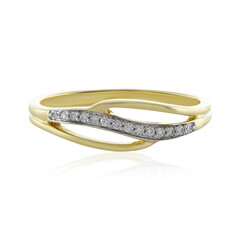 9K Flawless (F) Diamond Gold Ring (LUCENT DIAMONDS)