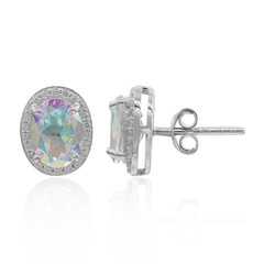 Moonlight Topaz Silver Earrings