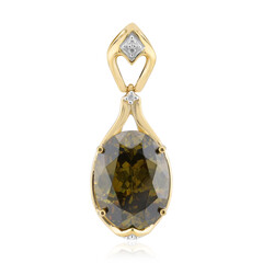 9K Bulgarian Sphalerite Gold Pendant
