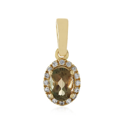 9K Oregon Sunstone Gold Pendant