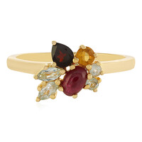 Ruby Silver Ring