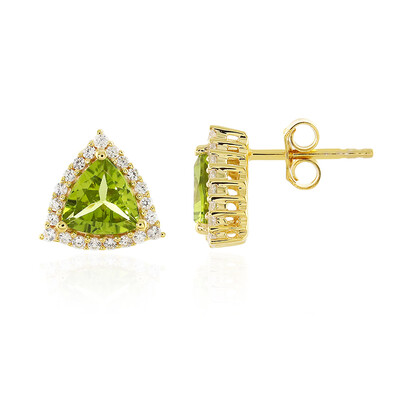 Peridot Silver Earrings