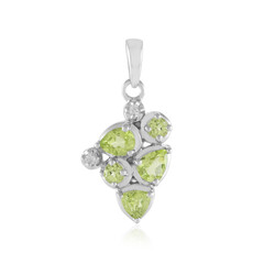 Peridot Silver Pendant