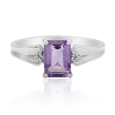 Amethyst Silver Ring