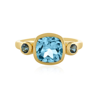 Sky Blue Topaz Silver Ring