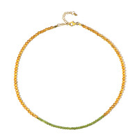 Peridot Silver Necklace