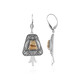 Picture Jasper Silver Earrings (Desert Chic)