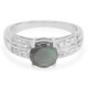 Romanian Spectrolite Silver Ring