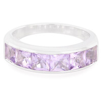 Rose de France Amethyst Silver Ring
