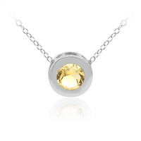 Citrine Silver Necklace