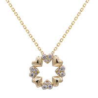 14K I1 (H) Diamond Gold Necklace (CIRARI)