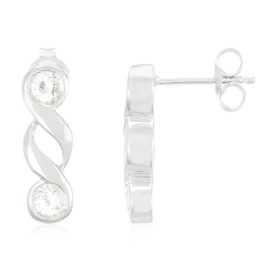 Mozambique Sapphire Silver Earrings