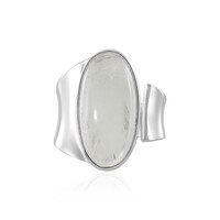 Rainbow Moonstone Silver Ring