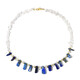 White Quartz Silver Necklace