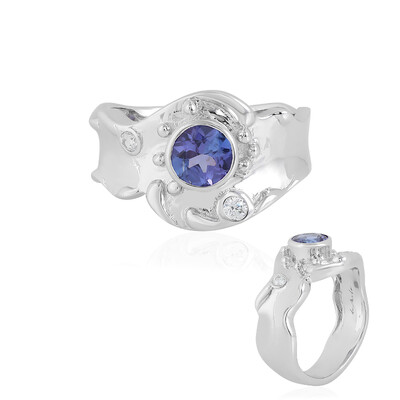Tanzanite Silver Ring (de Melo)