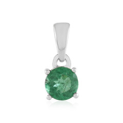 Green apatite Silver Pendant