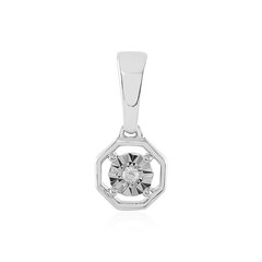 9K Flawless (F) Diamond Gold Pendant (LUCENT DIAMONDS)