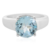 Sky Blue Topaz Silver Ring