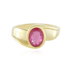 Madagascar Pink Sapphire Silver Ring