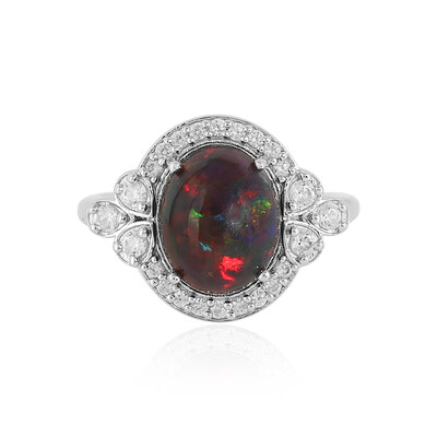 Mezezo Opal Silver Ring