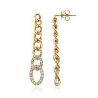 14K I1 (H) Diamond Gold Earrings (CIRARI)