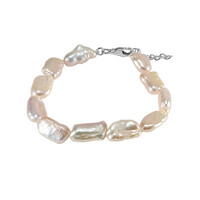 Freshwater pearl Silver Bracelet (TPC)