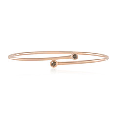 VS1 Brown Diamond Silver Bangle