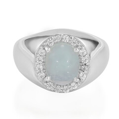 Paraiba Opal Silver Ring