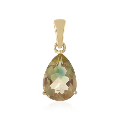 9K Oregon Sunstone Gold Pendant