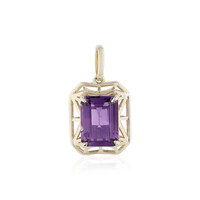 9K Uruguayan Amethyst Gold Pendant (Ornaments by de Melo)