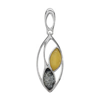 Baltic Amber Silver Pendant