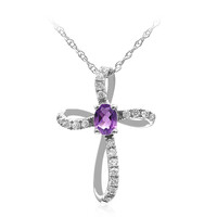 10K Amethyst Gold Necklace