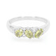 Cuprian Tourmaline Silver Ring