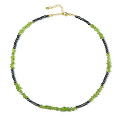 Black Hematite Silver Necklace
