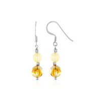 Citrine Silver Earrings
