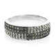 Fancy Diamond Silver Ring