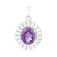 Amethyst Silver Pendant (Pallanova)