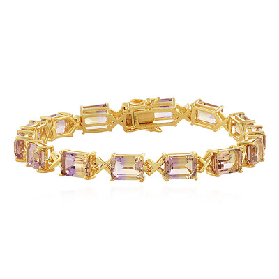 Ametrine Silver Bracelet