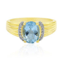 9K Medina Aquamarine Gold Ring