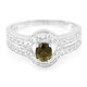 Cuprian Tourmaline Silver Ring
