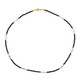 Black Spinel Silver Necklace