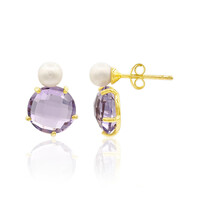 Amethyst Silver Earrings