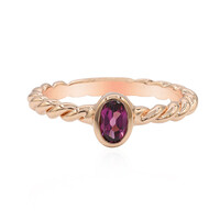 Rhodolite Silver Ring