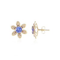 9K Tanzanite Gold Earrings