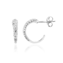 Zircon Silver Earrings