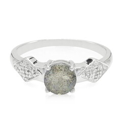 Romanian Spectrolite Silver Ring