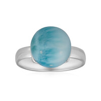 Larimar Silver Ring