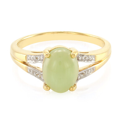 Imperial Chrysoprase Silver Ring