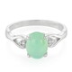 Imperial Chrysoprase Silver Ring